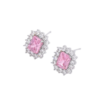 Arete stud rosa