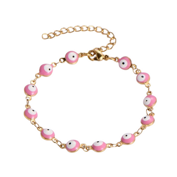 Pulsera Ojito rosa