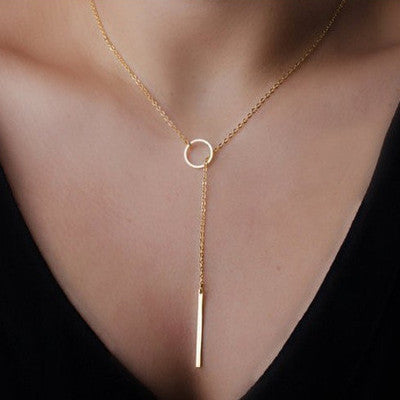 Collar Hoop Plateado
