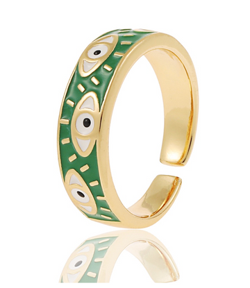 Anillo verde Ojo