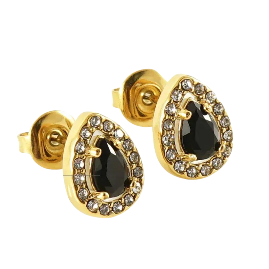 Arete Drop negro