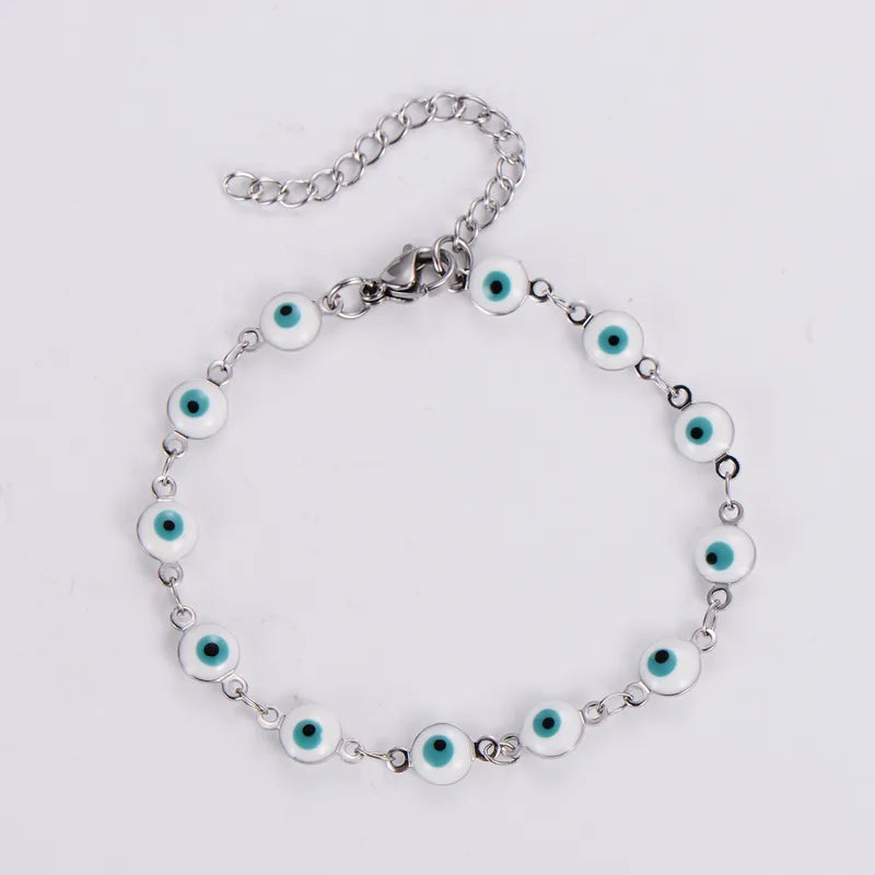 Pulsera Azul con plata