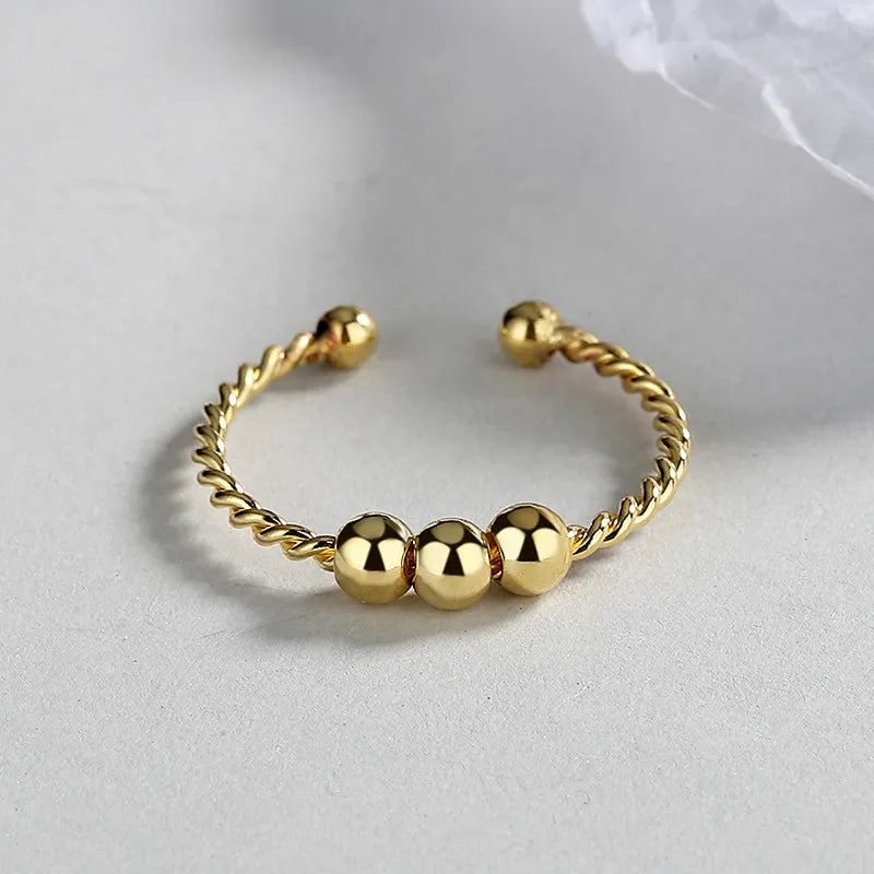 Anillo Twist dorado