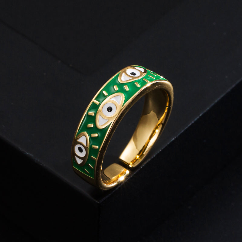 Anillo verde Ojo