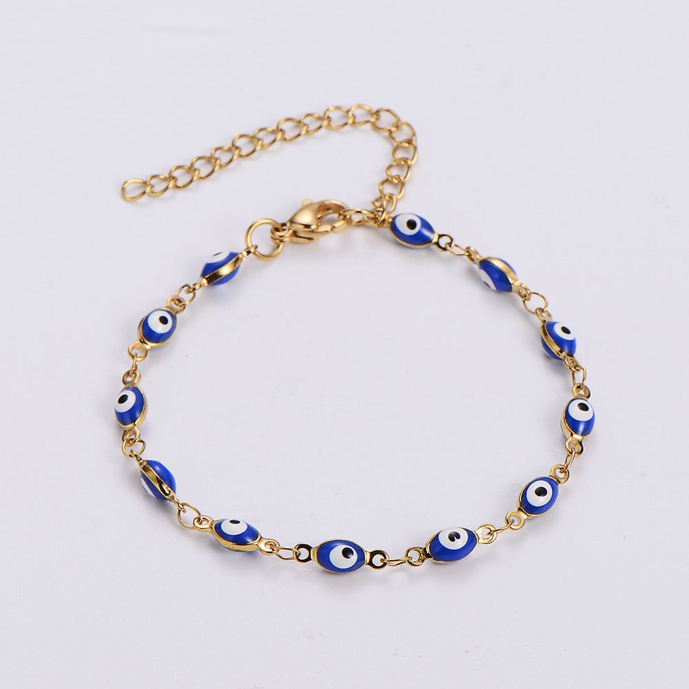 Pulsera Ovalada ojitos